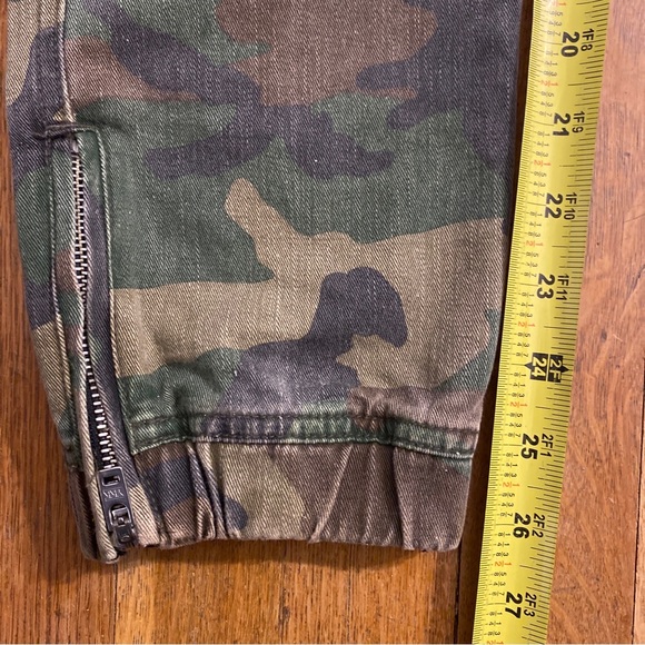 The Kooples Drawstring Jeans Cargo Style Joggers Pants Camo Streetwear 30x26 - Picture 9 of 14